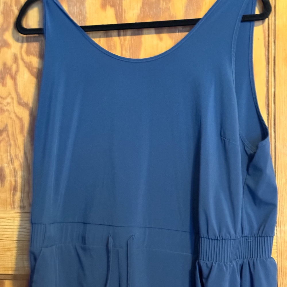 All in Motion Blue Jumpsuit